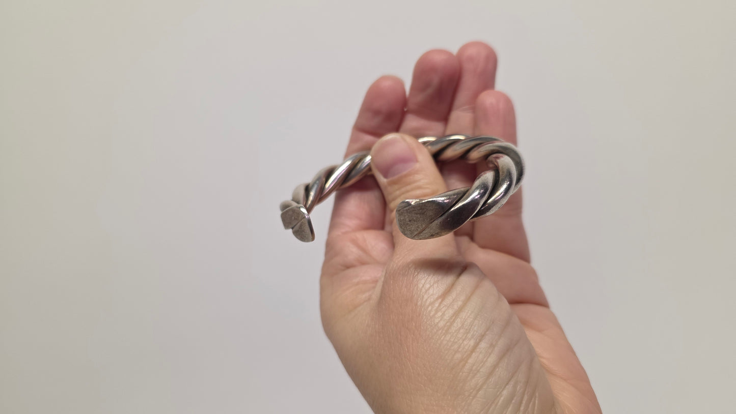 Twisted Sterling Silver Cuff