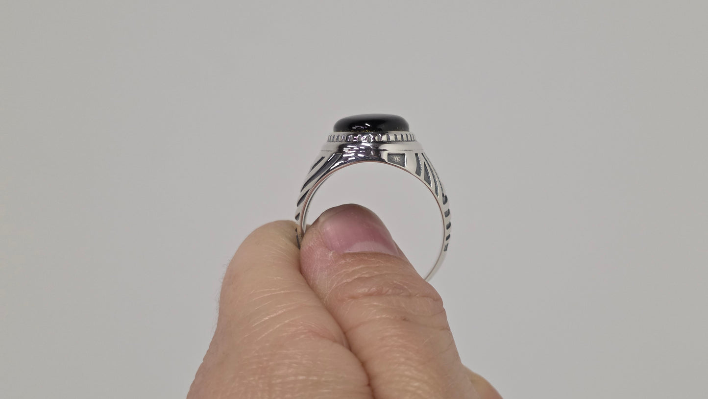 Men's Onyx Ring