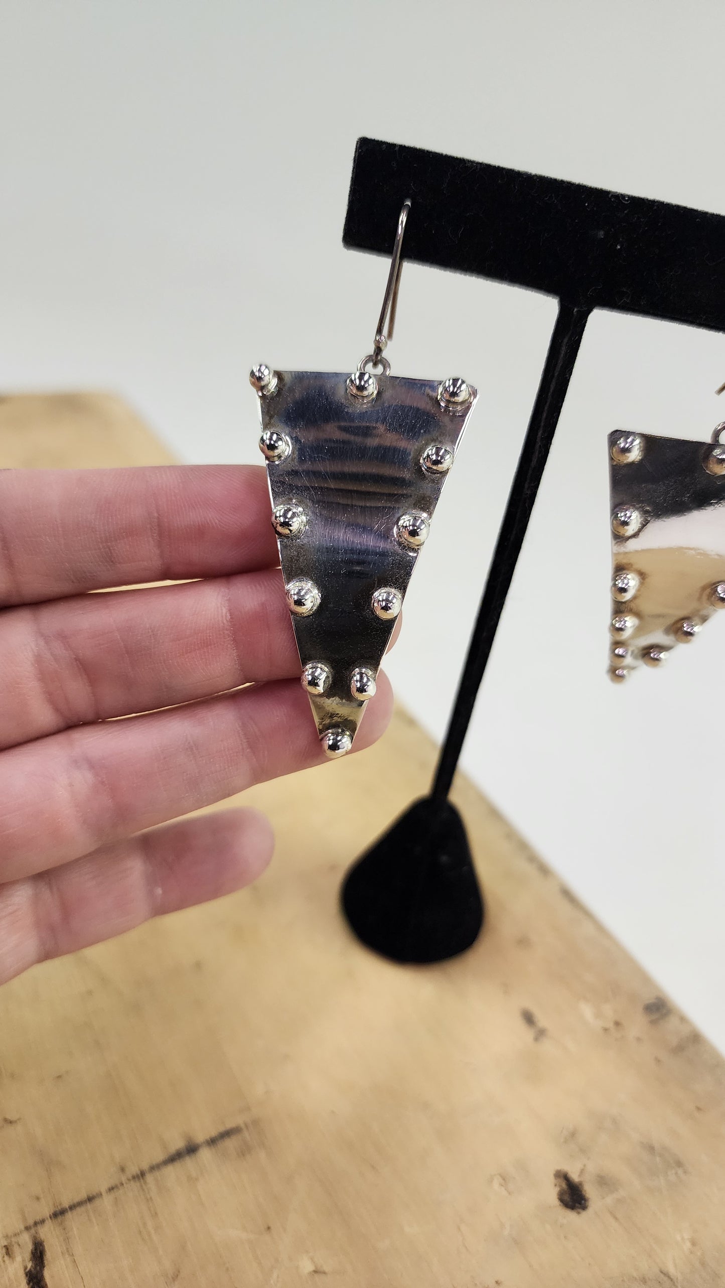 Triangle Dangle Earrings