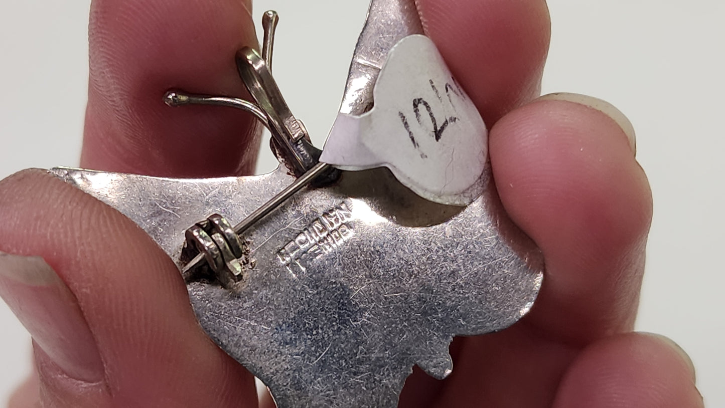 Abalone Butterfly Pendant / Pin