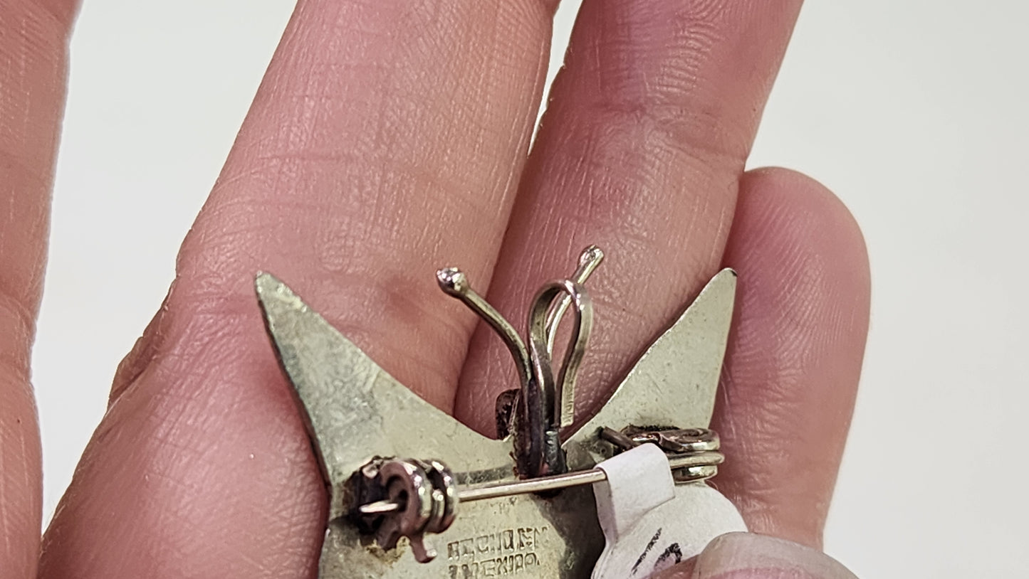 Abalone Butterfly Pendant / Pin