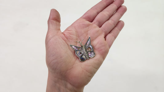 Abalone Butterfly Pendant / Pin