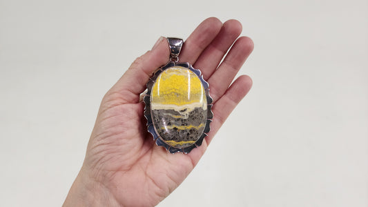 Bumblebee Jasper Pendant