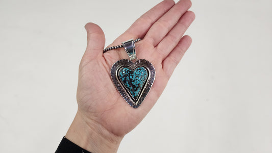 Turquoise Heart Pendant