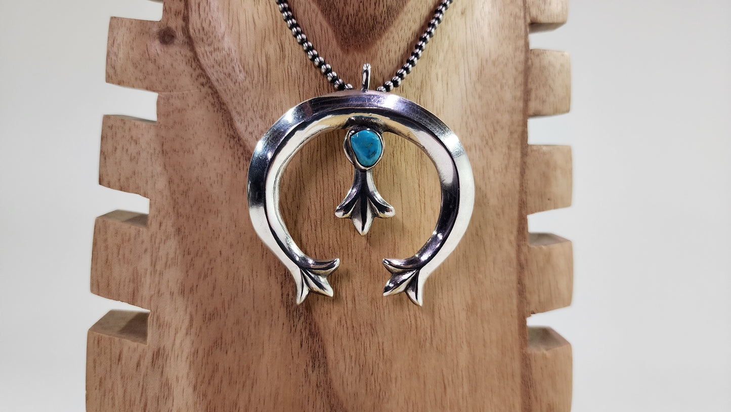 Large Turquoise Naja Pendant