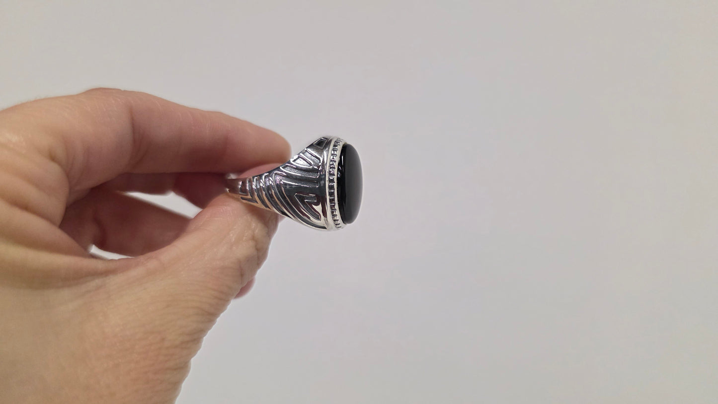 Men's Onyx Ring