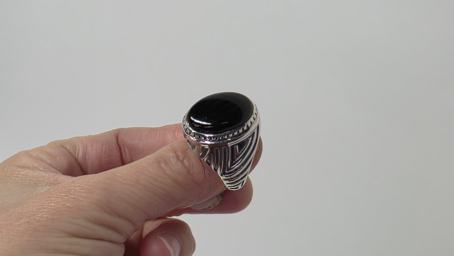 Men's Onyx Ring
