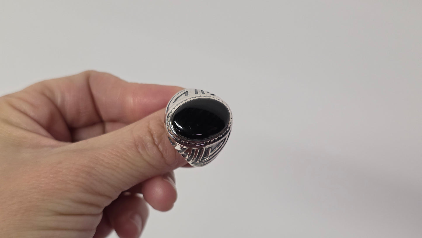 Men's Onyx Ring