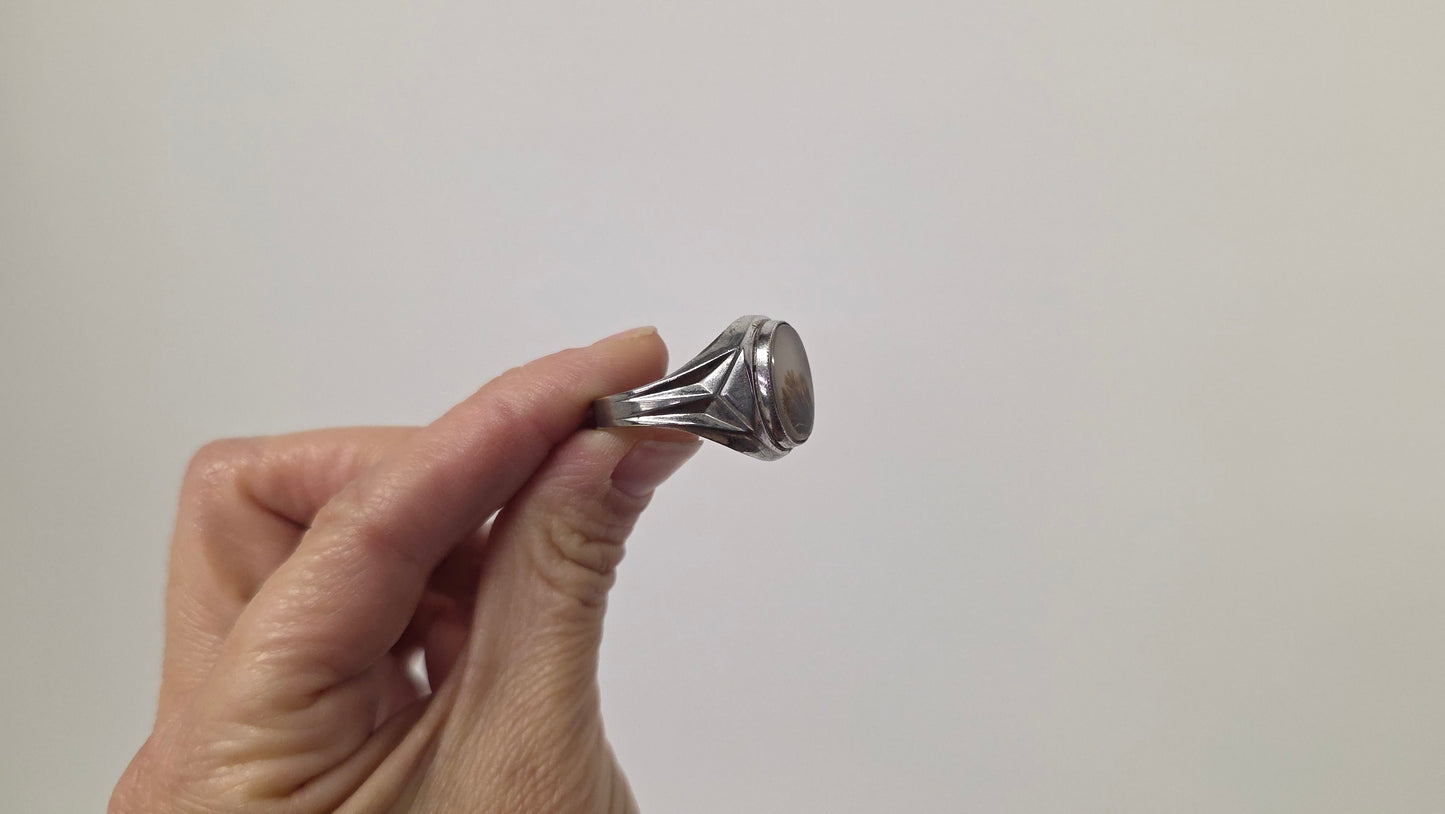 Dendritic Agate Ring