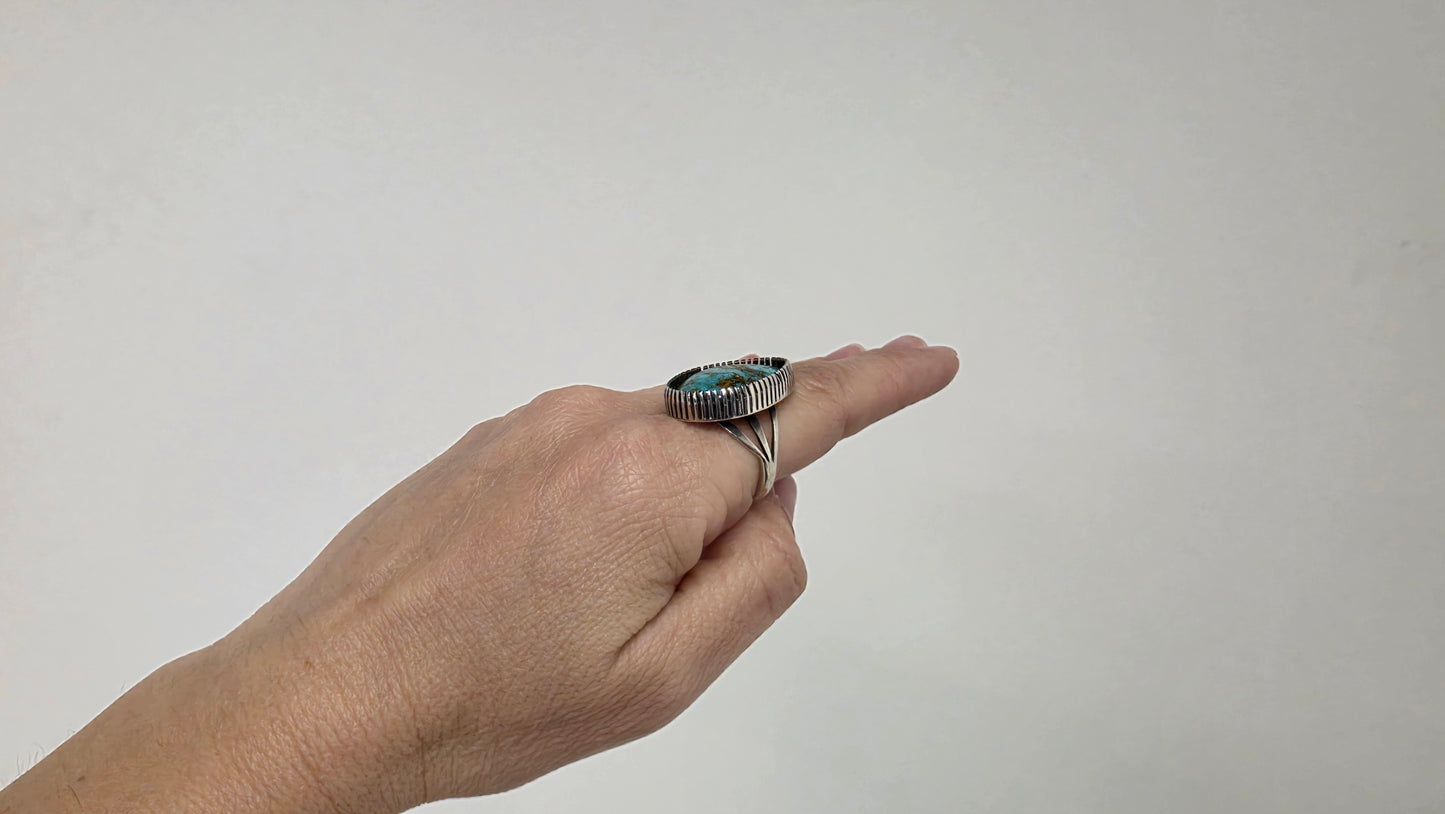 Teardrop Turquoise Ring