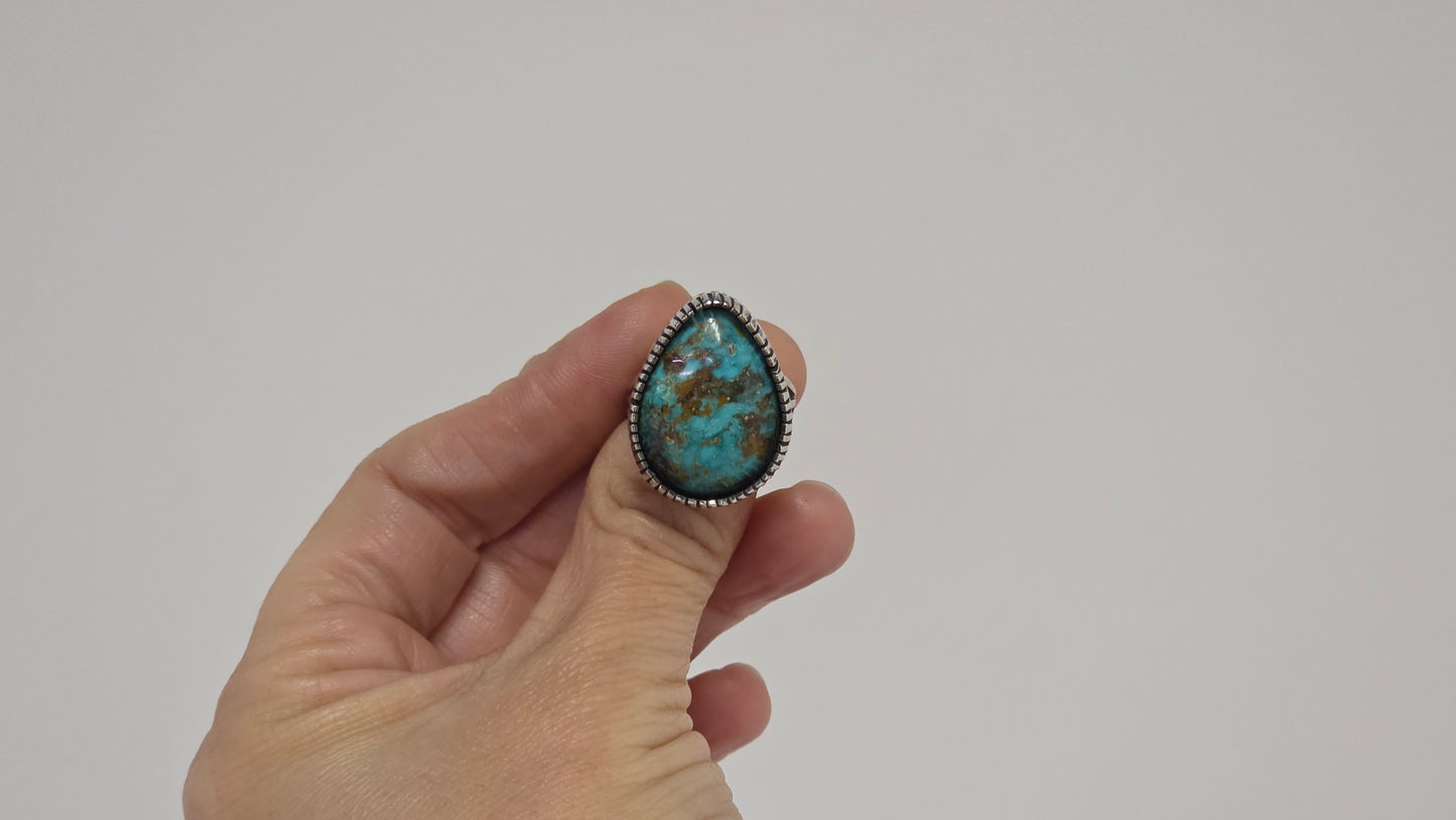 Teardrop Turquoise Ring