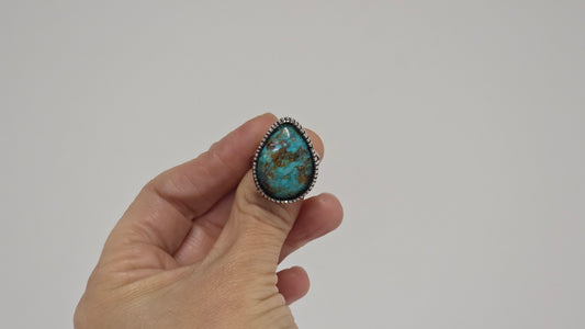 Teardrop Turquoise Ring